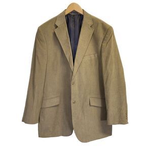 Madison Men's 42 S Corduroy Blazer‎ Jacket Sport Coat Brown 3 Button Cotton EUC